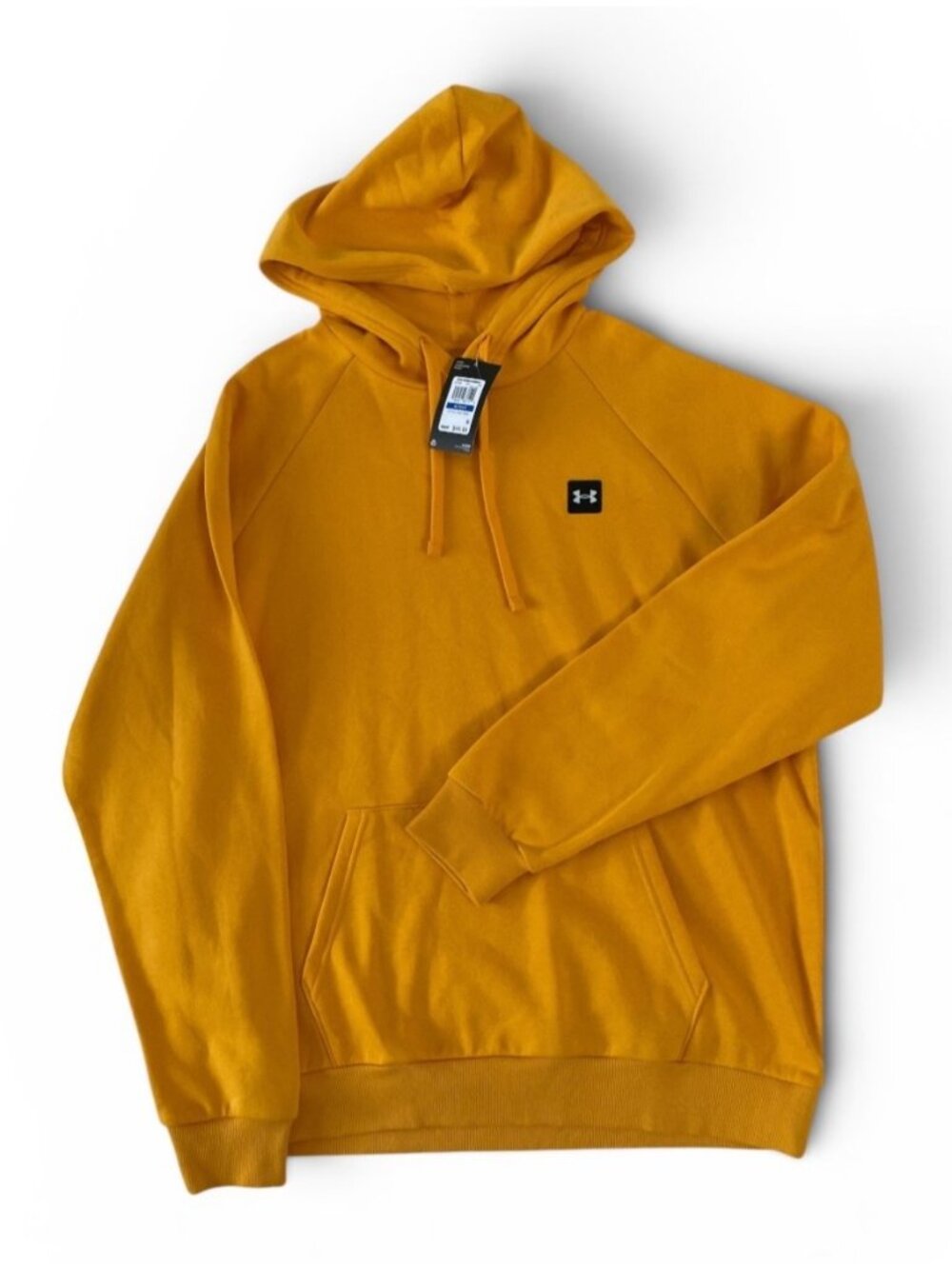 Under Armour Men’s Rival Fleece Hoodie Pullover XL Orange NEW Loose Fit